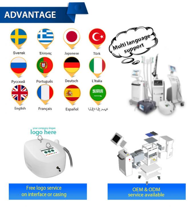 δροσίζοντας μηχανή δερμάτων μηχανών -20c Cryotherapy Zimmer 800w Cryotherapy του προσώπου 16