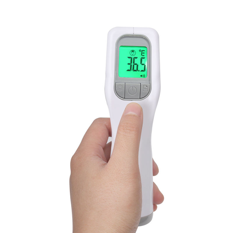 Ψηφιακό υπέρυθρο θερμόμετρο 3V AA μετώπων μη επαφών για τον πυρετό